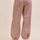 &Merci - Relaxed Fit Pecan Stripe Pants