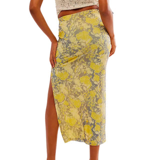 Free People - Saia midi de malha Rosalie