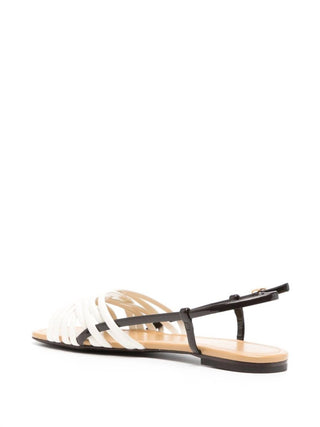 Tory Burch - Sandália de couro com várias tiras