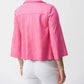 Joseph Ribkoff - Foiled Faux Suede Swing Jacket