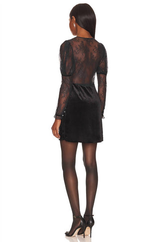 Free People - MINI VESTIDO MIDNIGHT HOUR