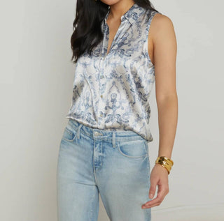 L'Agence - Emmy Sleeveless Silk Blouse