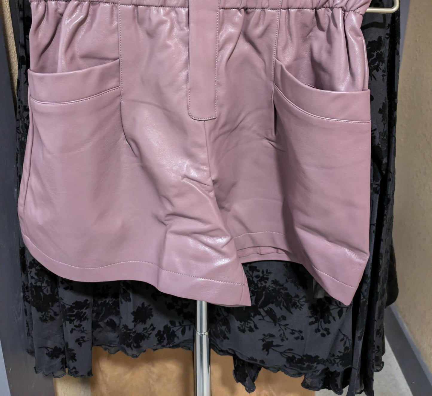 Molly Bracken - Faux Leather Shorts