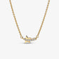 Pandora - Women's Shooting Star Pave Necklace