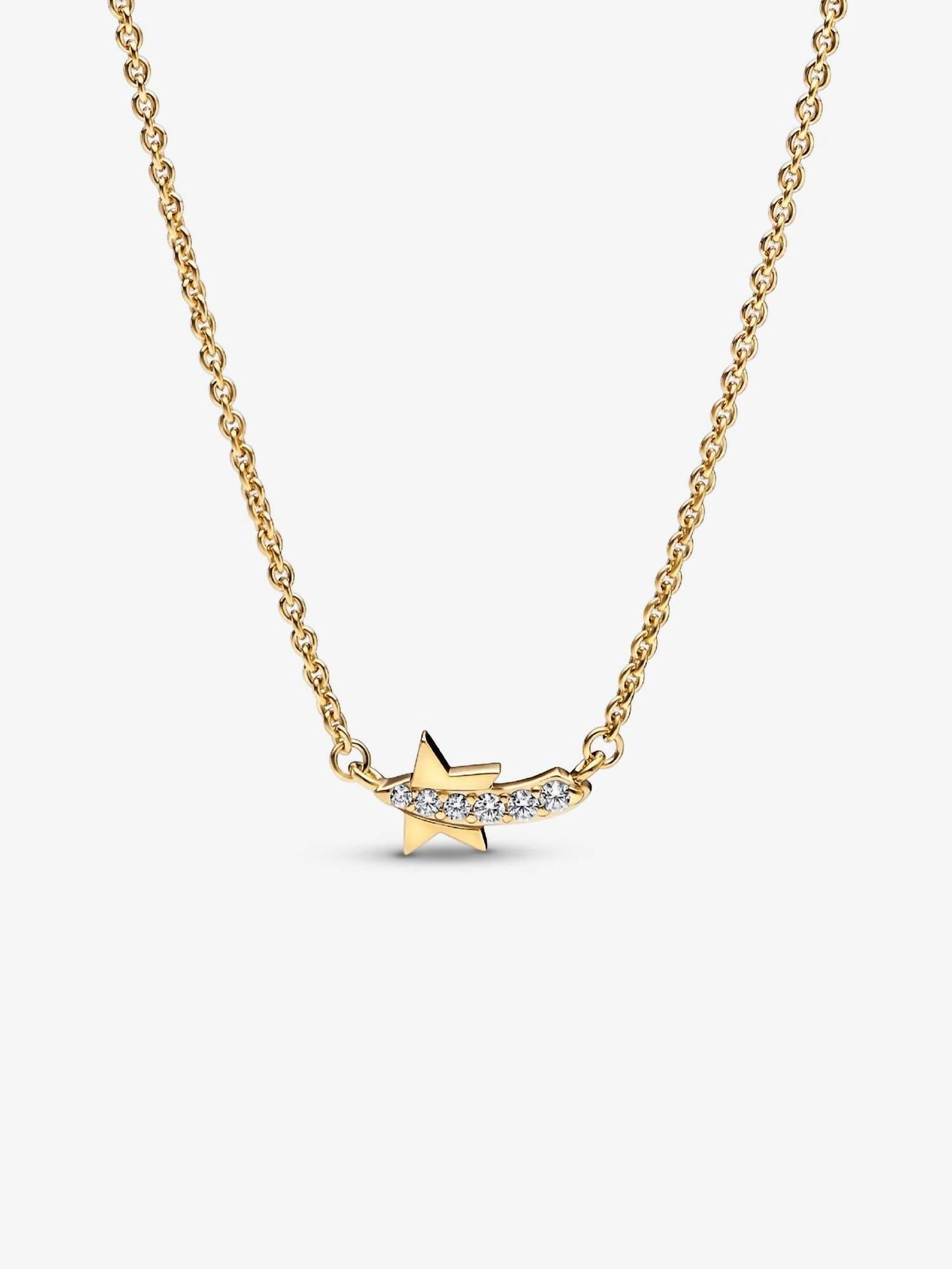 Pandora - Women's Shooting Star Pave Necklace