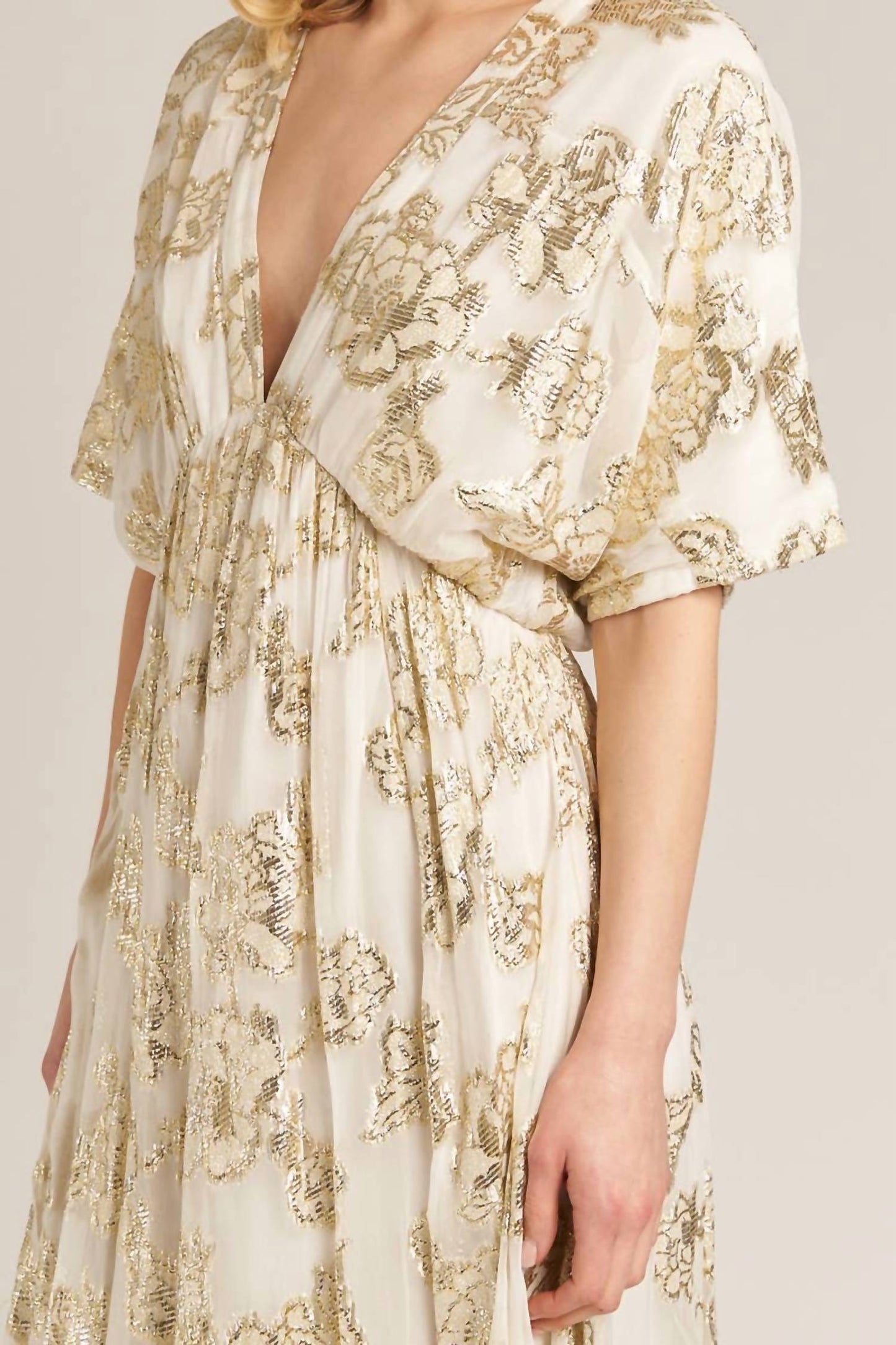 En Creme - Sands Foil Maxi Dress