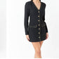Endless Rose - Trim Detail Tweed Dress