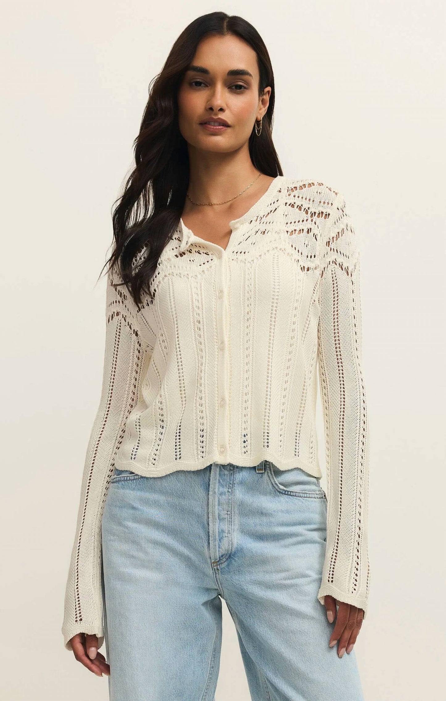 Z Supply - Alycia Crochet Sweater