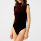 Steve Madden - Essen Plum Velvet Tank Bodysuit