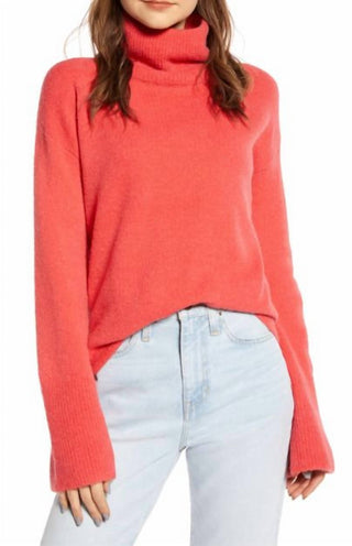 Algo Azul Marinho - Suéter de Gola Alta