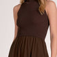 Elan - Elsie Mixed Media Maxi Dress