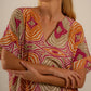 Care Tucker - Beatrice Mesmerized Pattern Kaftan Dress