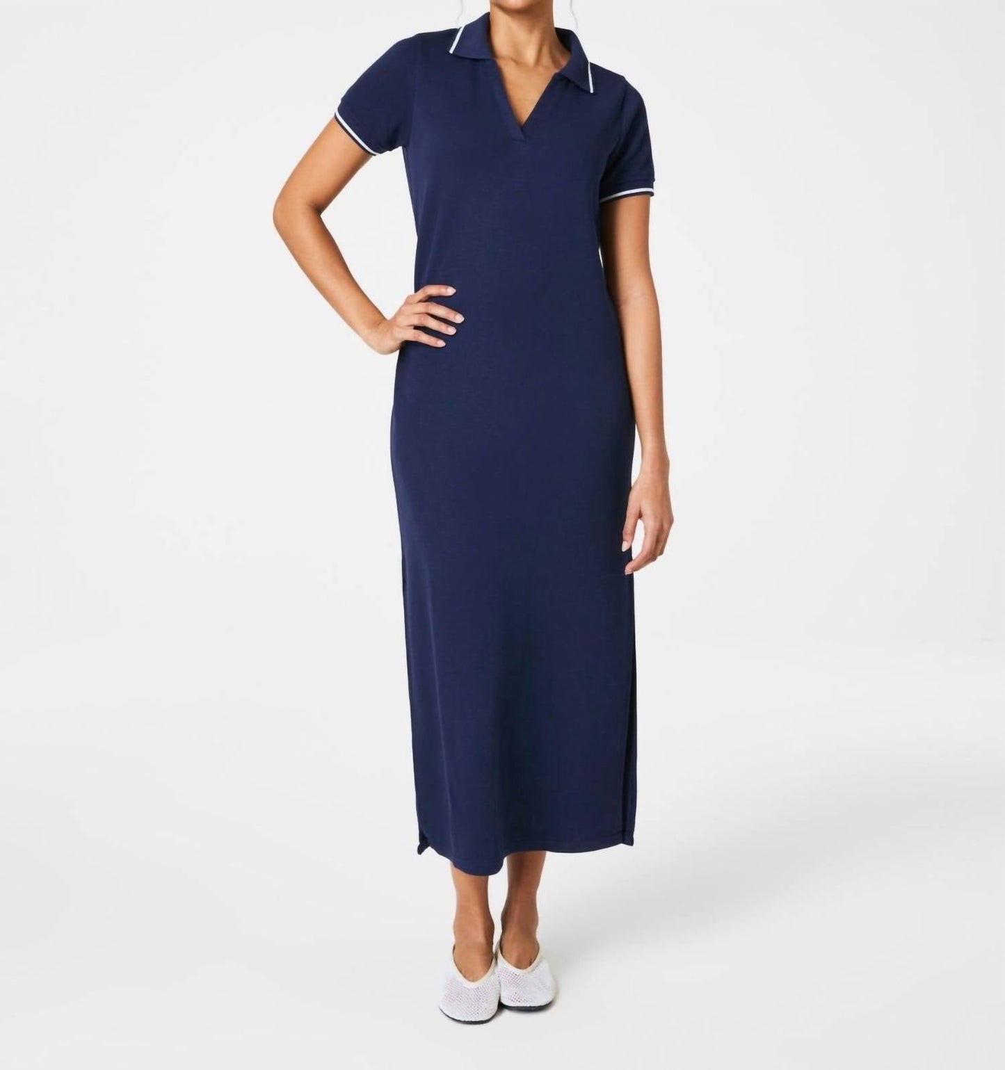 Spanx - Airessentials Pique Polo Midi Dress