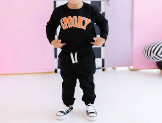 Sweet Wink - Spooky Patch Halloween Sweatshirt