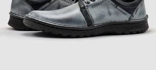 Kcr Group - Sapatos de couro Frosty masculinos