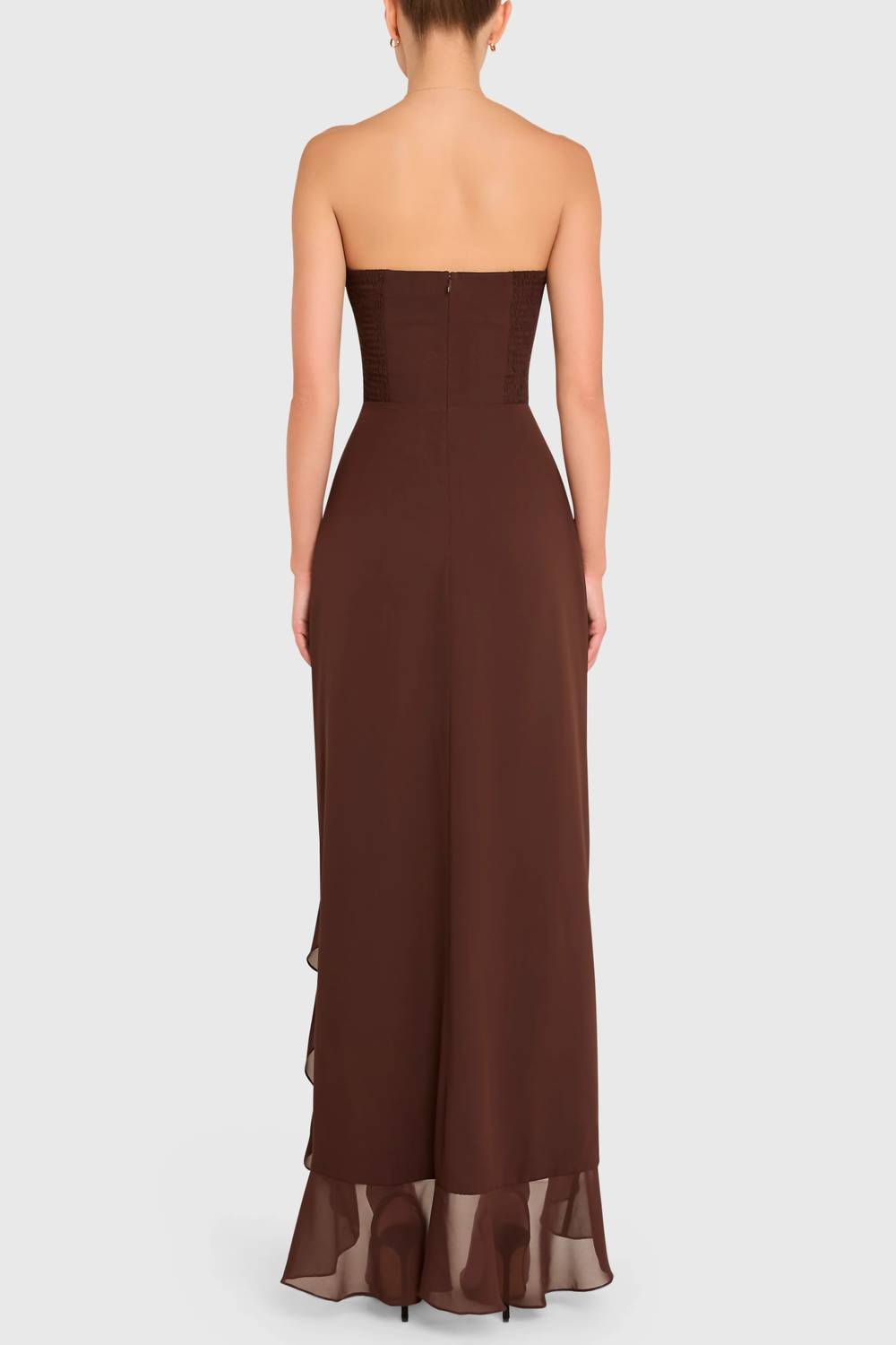 Amanda Uprichard - Eden Soft V-neck Gown
