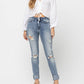 Judy Blue - High Waist Heavy Destroy Tall Skinny Denim Jeans