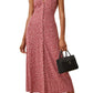 Women's Reformation Luke Floral Print Sleeveless Midi Dress, Size 12 - Ivory