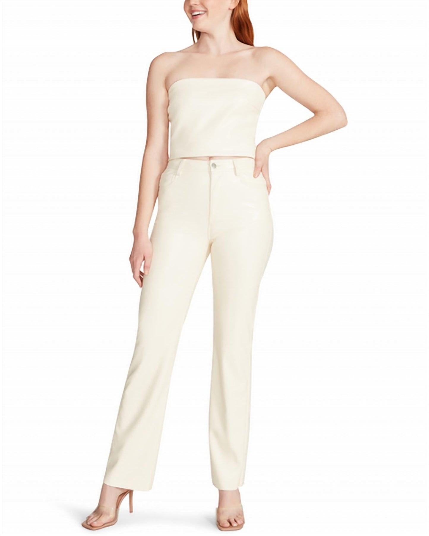 Steve Madden - MILA FAUX LEATHER TUBE TOP