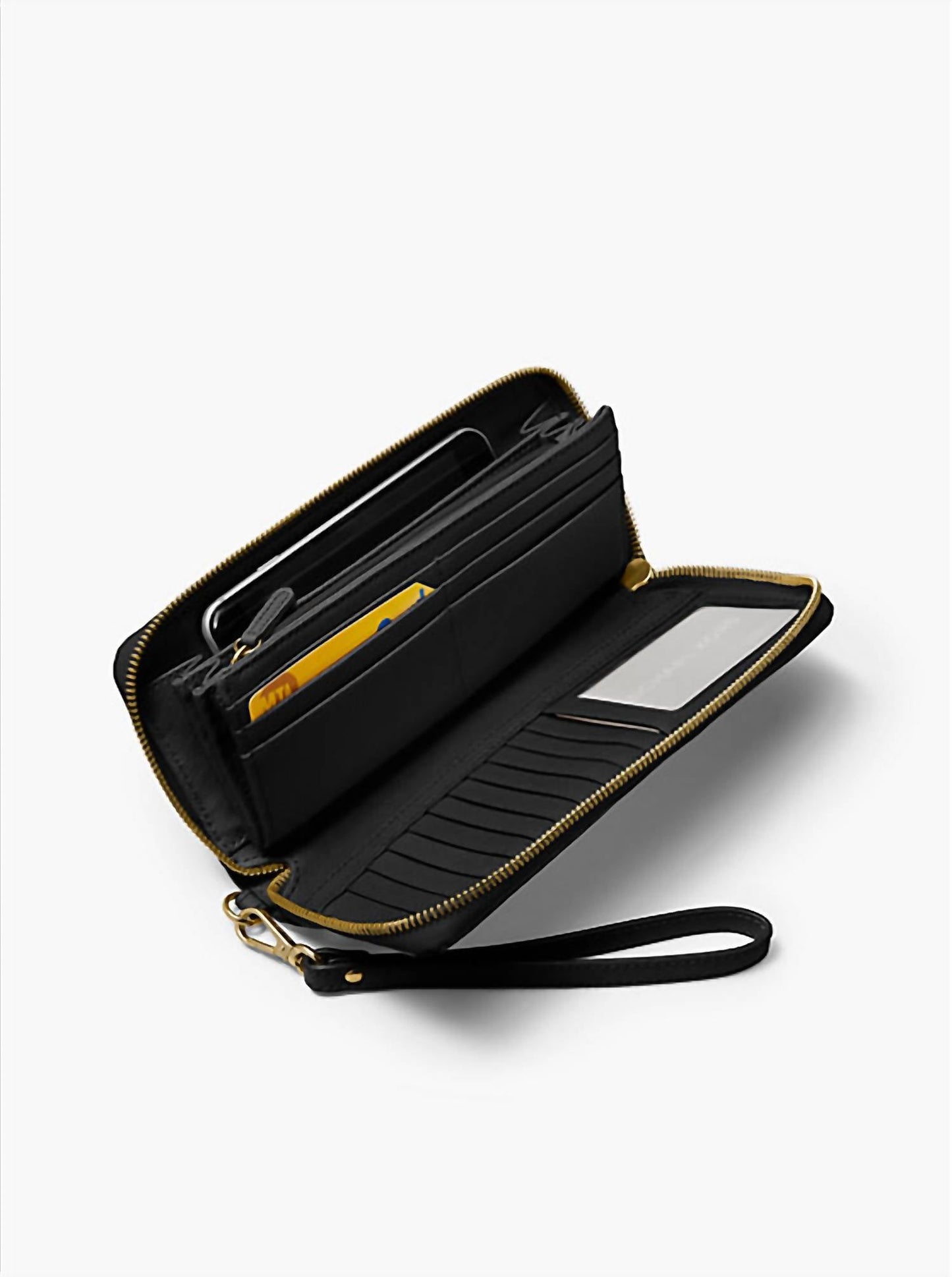 Michael Kors - Jet set travel large continental pebble leather wallet