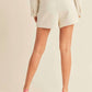 Miou Muse - Scalloped Shape Tweed Skort