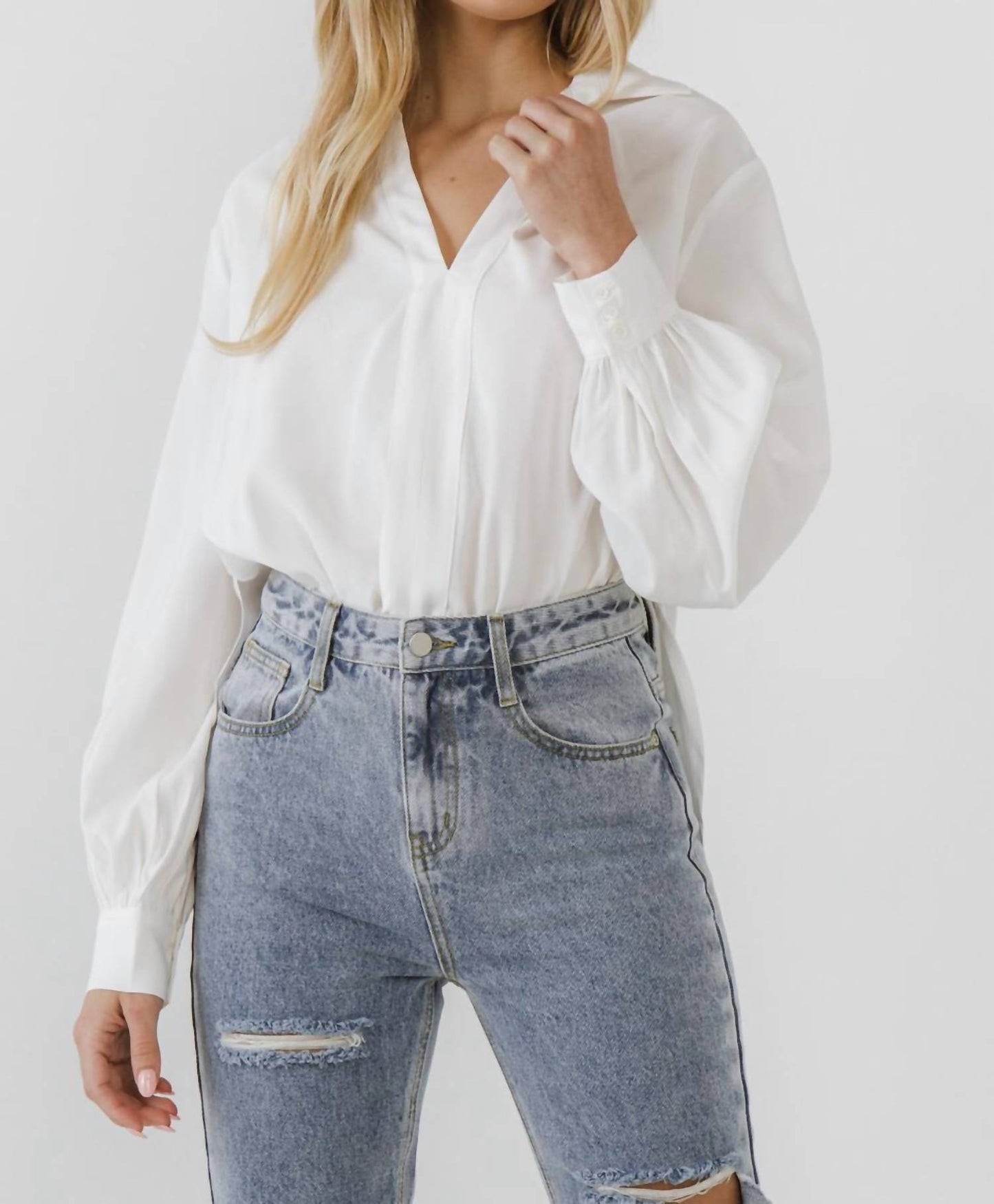 Endless Rose - Perfect V-neck Blouse