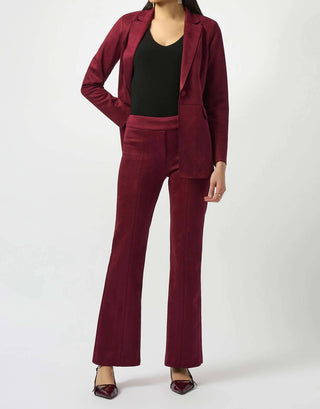 Joseph Ribkoff - Scuba Suede Flared Pull On Pant