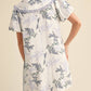 &Merci - Floral Bubble Sleeve Dress