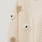 Aaron & Amber - 3D Chunky Flower Cardigan