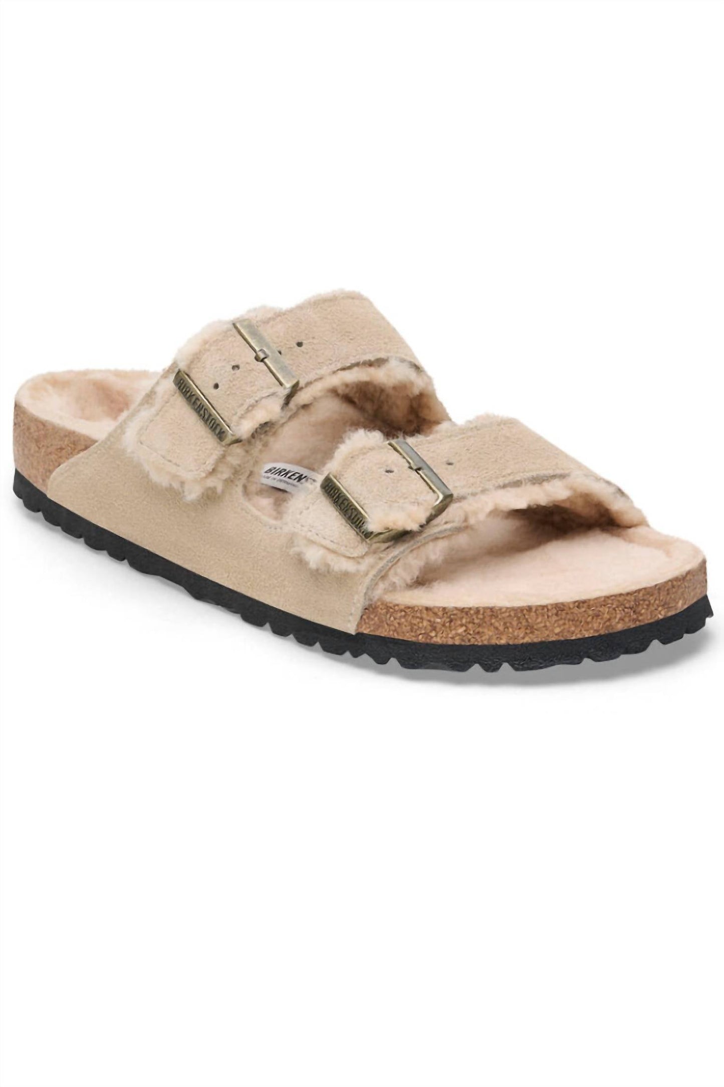 Birkenstock - Unisex Arizona Shearling Suede Sandals