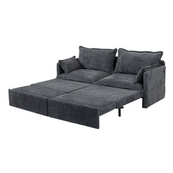 Pull Out Sofa Bed, Convertible Sleeper Sofa Couch, Side Storage, And USB / C - Type Charging Ports Chair