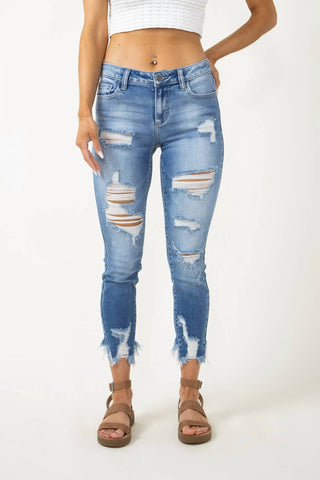 Cello - Calça Jeans Skinny Cropped