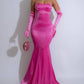 Diva - Royal Dream Satin Floral Maxi Dress