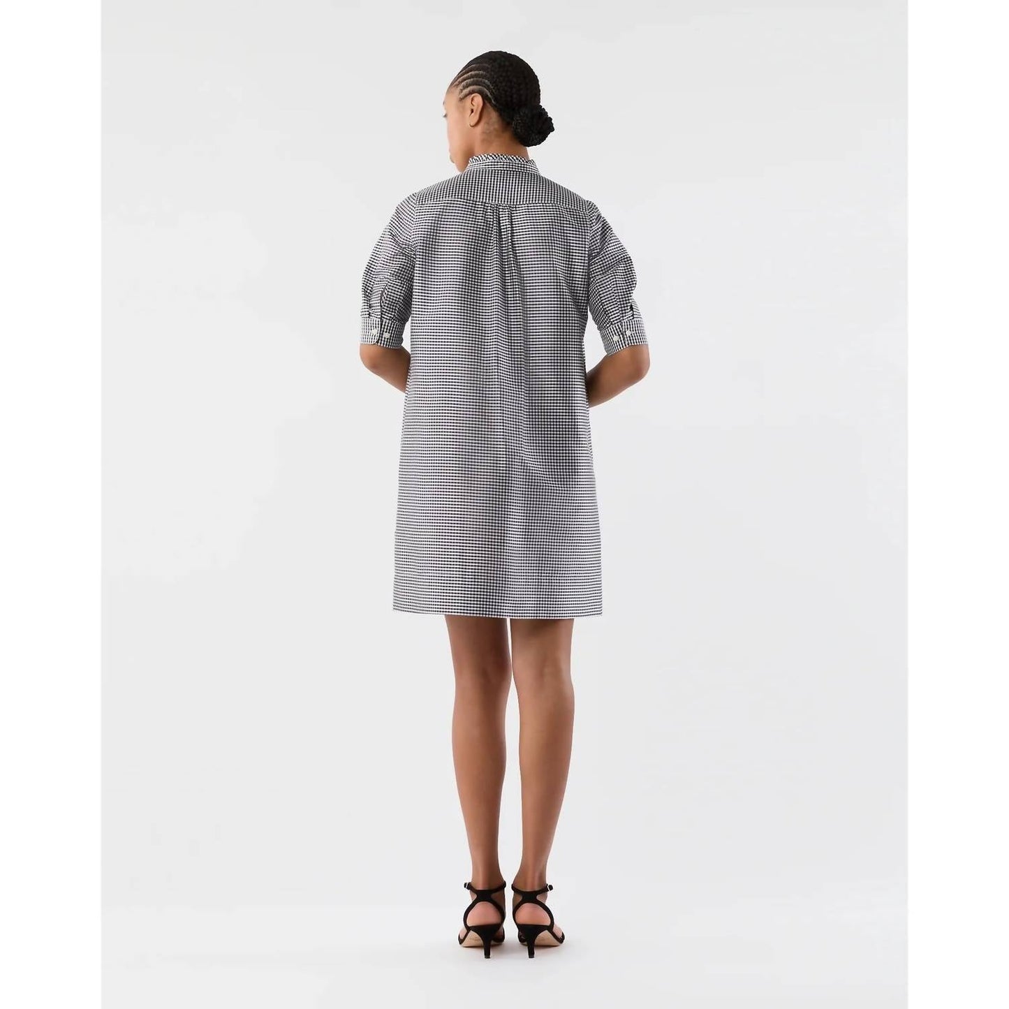 Ann Mashburn - Elbow Sleeve Frill Dress