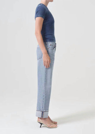 Agolde - Calça Fran Low Slung Easy Straight