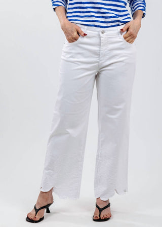Mac - Chiara Crop Flower Pants