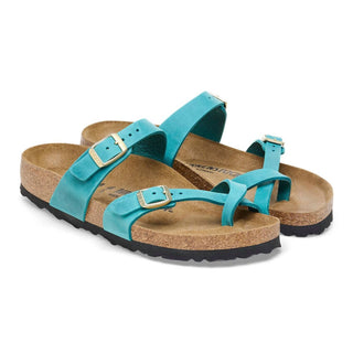 Birkenstock - Sandália feminina Mayari em couro oleado