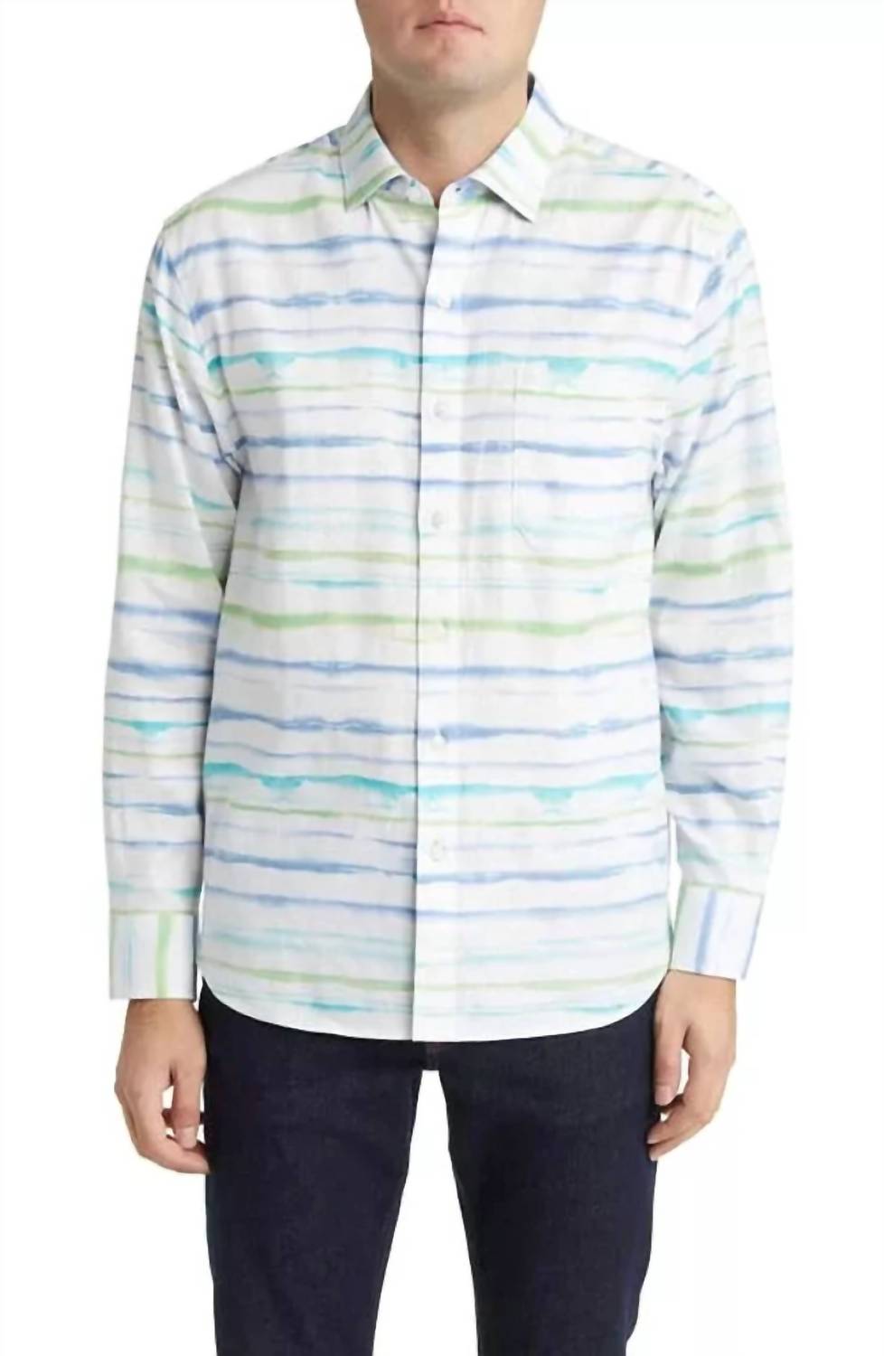 Tommy Bahama - BARBADOS BREEZE REVELRY STRIPE SHIRT