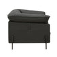 Tadi - Top Grain Leather Chair - Black