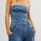 Free People - Je Suis Pret Barrel Jumpsuit - Petite