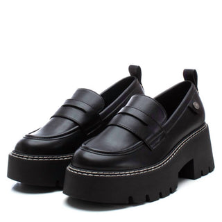 Xti - Mocassins plataforma casuais femininos