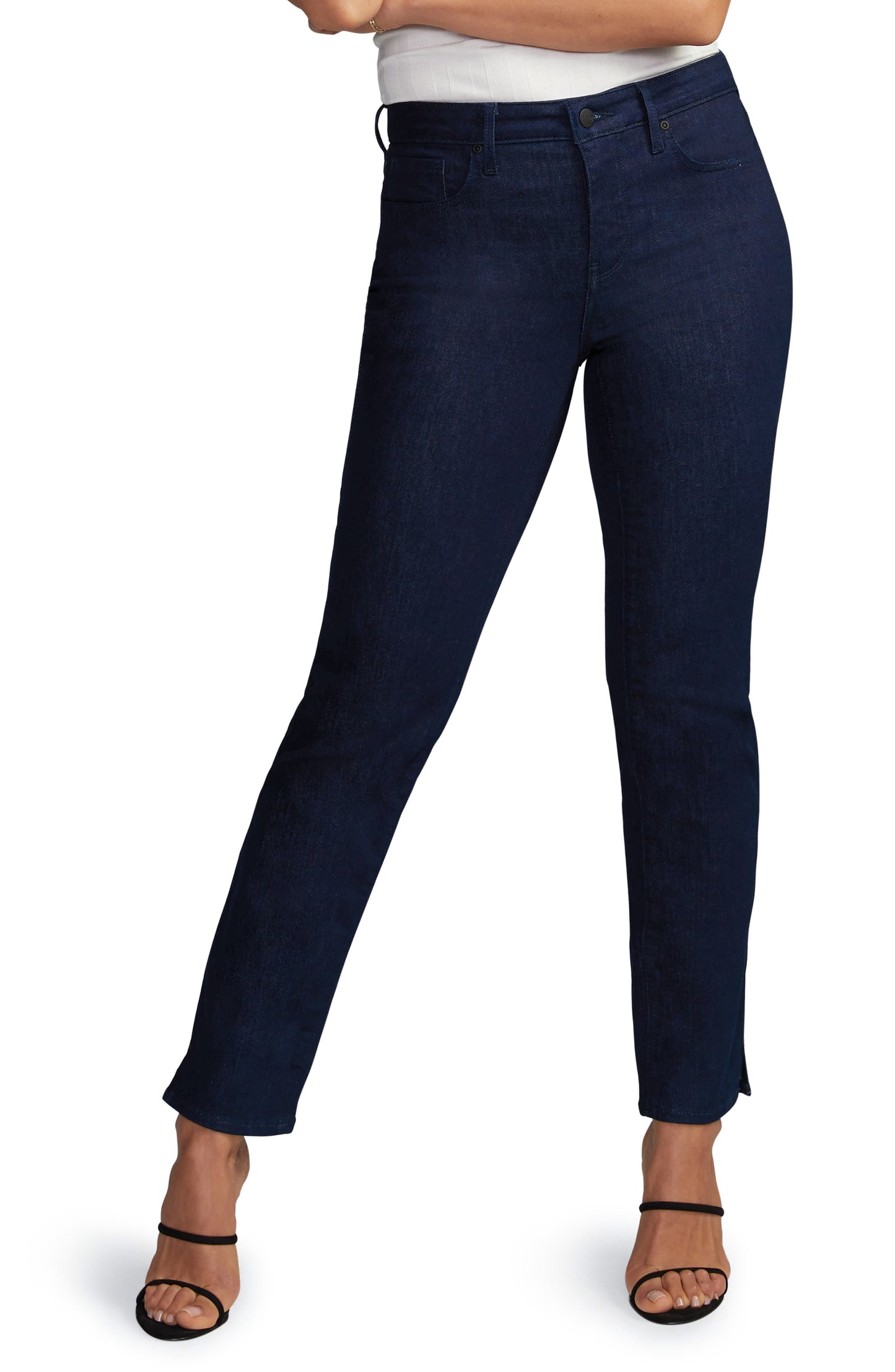 Calça jeans feminina reta e justa Curves 360 by NYDJ
