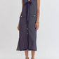 Entro - Tweed Majesty Midi Dress