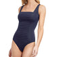 Calvin Klein - Pleated One Piece Swimsuit