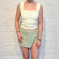 Free People - Georgie Gingham Micro Skort