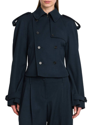 Alexander Mcqueen - Calvary Wool Twill Trench Jacket