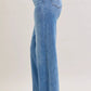 Judy Blue - Mid-rise Retro Wide Leg Jeans