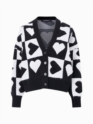 French Connection - Women's Julianna Hearts Cardigan