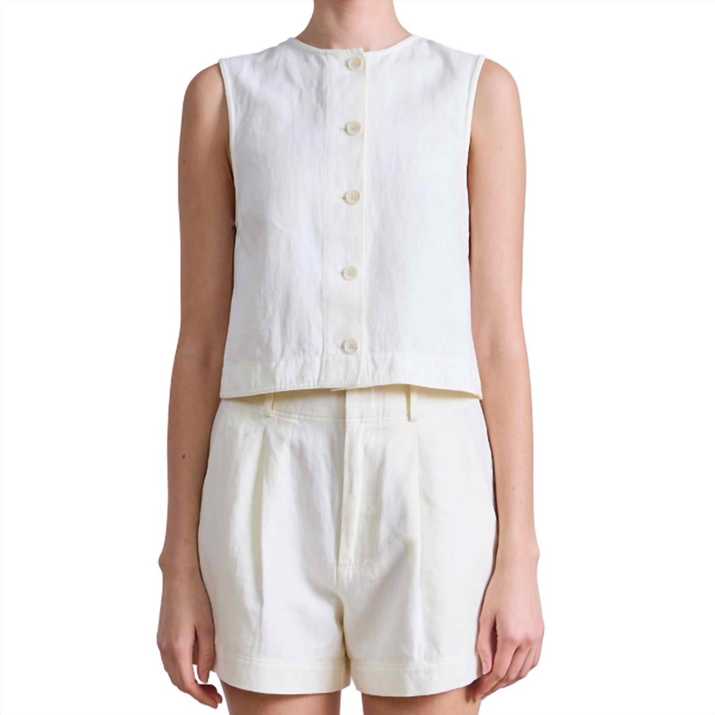 Apiece Apart - Godet Crew Neck Tank