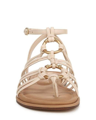 Sam Edelman - Sandálias femininas tipo tira gladiadora com anel O